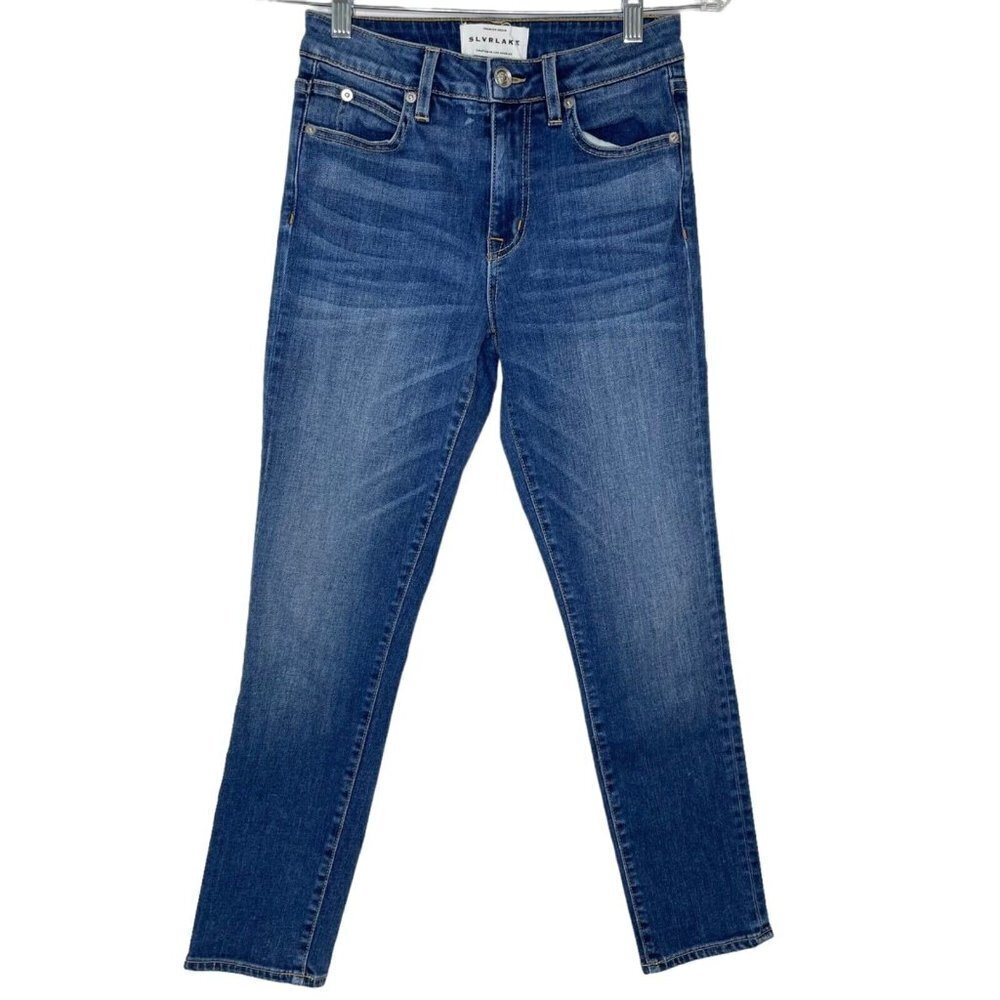 SLVRLAKE Blue Denim Medium Wash Skinny Jeans Size 25 Women's